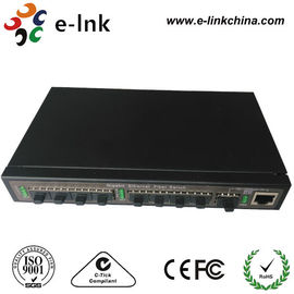 Mode à plusieurs modes de fonctionnement/unitaire de Gigabit Ethernet de fibre de commutateur optique Unmanaged de hub