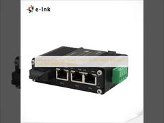Mini Switch PoE Industriel 3 Ports 10/100/1000T 802.3at + 1 Port 100/1000X SC