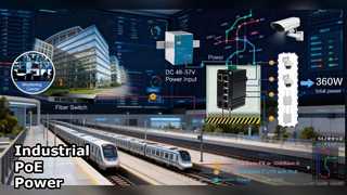 Commutateur PoE++ industriel Alimentation pour environnements difficiles