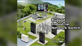 Commutateur Ethernet industriel 4 ports 100FX, alimentation redondante