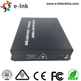 1080P HD Video AHD CVI TVI Over Fiber Converter For PTZ Cameras / IP Cameras