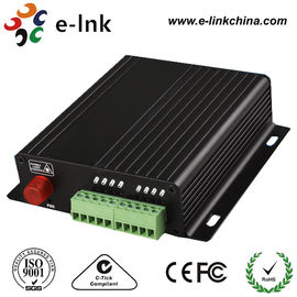 4-Ch Bidirectional Forward and Backward Audio over CCTV Fiber Optic Converter