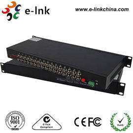 10 / 100M 32CH BNC Port CCTV Fiber Optic Converter High Speed Ethernet Interface