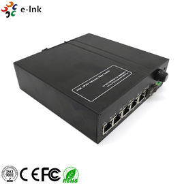 5-port 10/100/1000BASE-T (4-port PoE+) + 1-port 1000BASE-FX SFP Industrial Solar Power PoE Switch with 12VDC power input