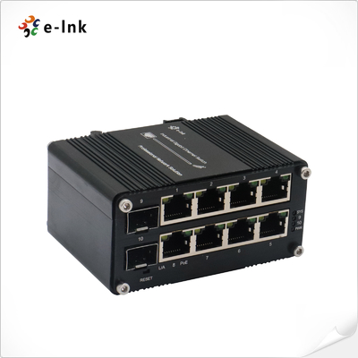Managed Industrial Gigabit Switch with PoE for Extended Network Applications