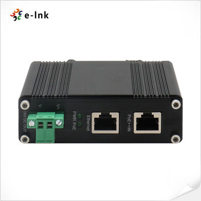 Industrial Gigabit PoE Splitter 19VDC Output IEEE 802.3af/at/bt Compliant Extend to 100 meters
