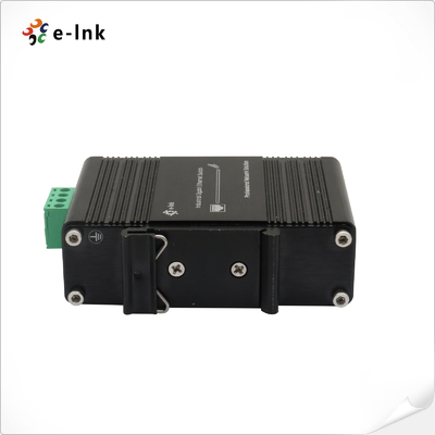 Industrial SFP Ethernet Fiber Converter, 2-Port 10/100/1000BASE-T for Industrial Networks