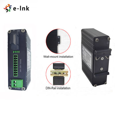 5W RS232 RS485 RS422 Fiber Optic Modem SC SM 1310nm 20m