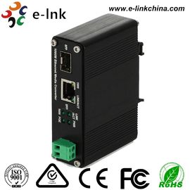 12 - Fibre simple industrielle de mode unitaire de convertisseur de 48 de V 30W PoE médias d'Ethernet