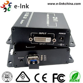 vidéo de 4K DVI à l'appui visuel DVI 1,0/HDMI V1.4 de débit binaire de GBP du convertisseur 3,40 de médias de fibre