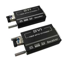 vidéo manuelle de 1.4km EDID DVI au convertisseur de fibre mini mode unitaire de 4K x de 2K 2 ans de garantie