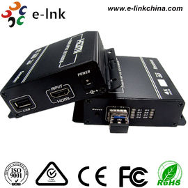 Intensité de la couleur de bit d'émetteur optique et de récepteur 1080P 24 de fibre de la souris HDMI de clavier de KVM USB