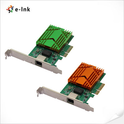 Carte réseau PCIe 10G haute vitesse avec câbles 2.5G/5G/10G sur câbles Cat 5e/6/6a