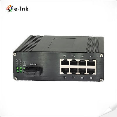 Commutateur Gigabit Ethernet industriel à 8 ports + 1 port 1000Fibres de base-X -40 à 80°C