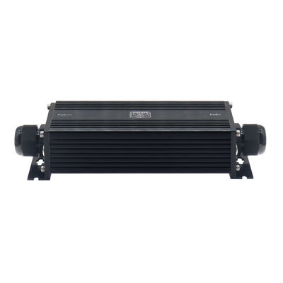 Prolongateur PoE Gigabit Industriel IP67 1 Entrée 1 Sortie 90W 400m en Cascade