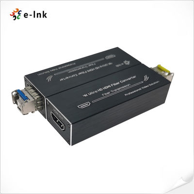 USB entrée de puissance Micro 1-Ch HDMI 1.4a Vidéo Signal Extender à fibre 80km