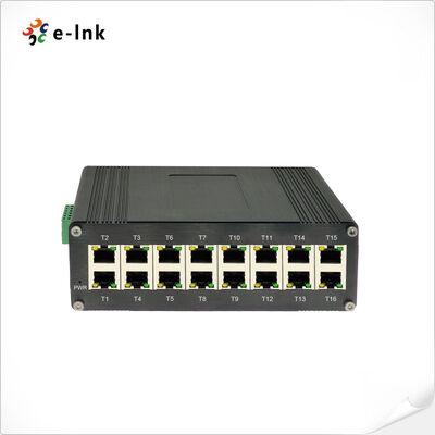 Commutateur Gigabit Ethernet industriel à 16 ports 40 Gbps avec support VLAN