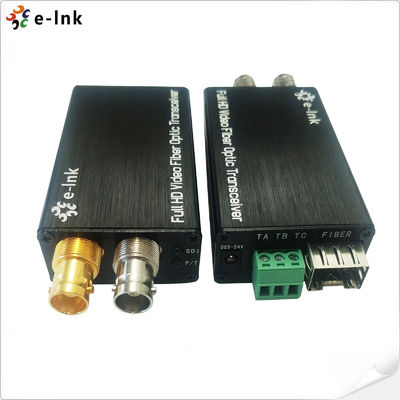Mini 3G/HD-SDI au supplément de convertisseur de fibre avec la fonction de contrôle ou les données RS485